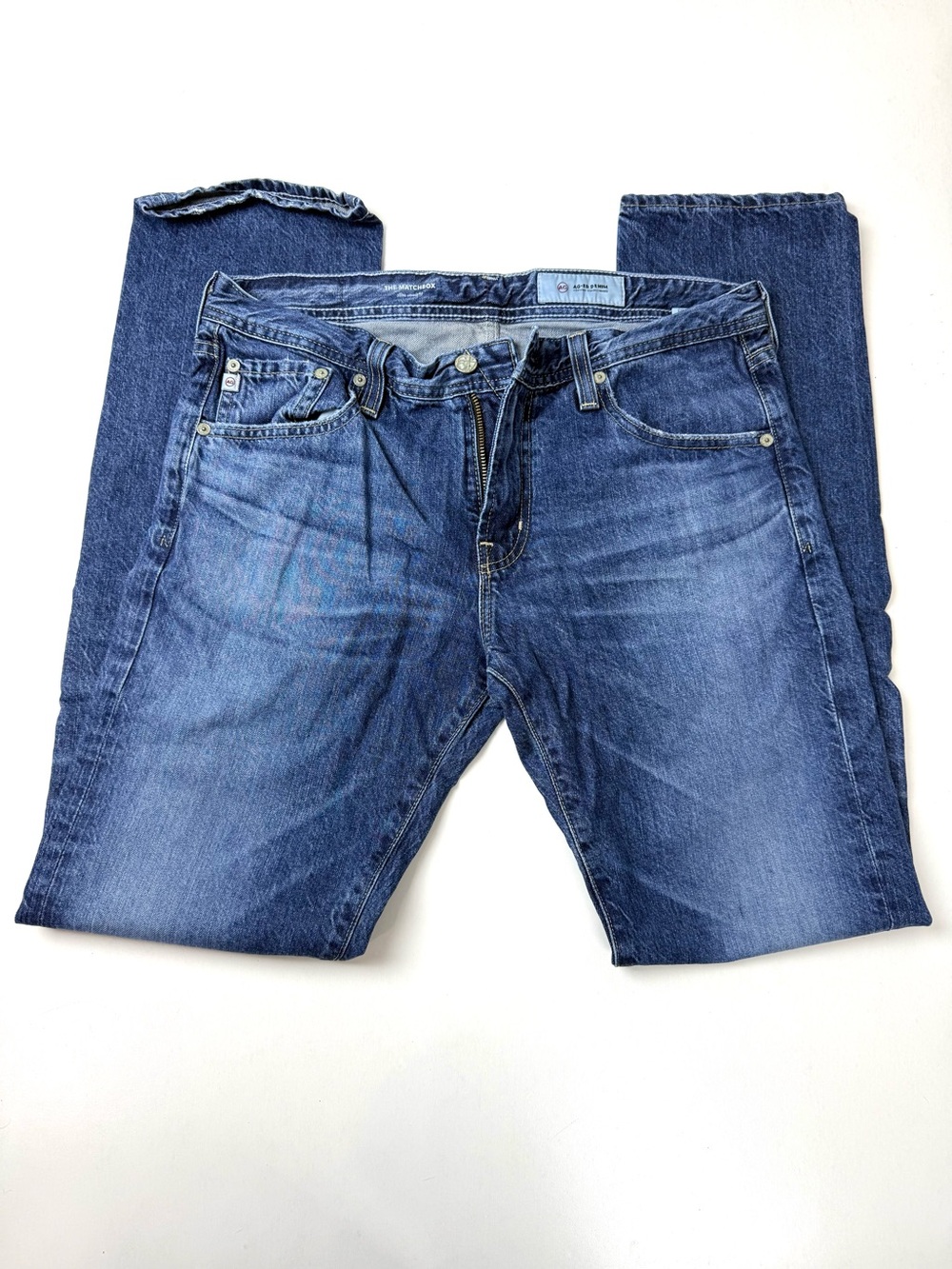 AG Matchbox Slim Straight Jeans Indigo 33